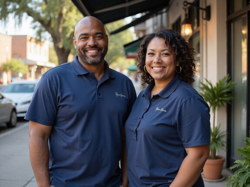 Marcus and Tanya Greene, founders of Coastal Junk Pros, at their Savannah GA office