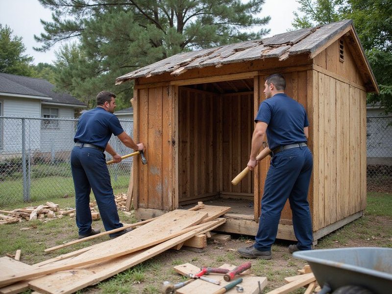 Light Demolition & Debris Removal project 1 - Coastal Junk Pros Savannah GA